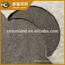 brushed knitted cotton polyester drawn needle fleece fabric for winter clothes